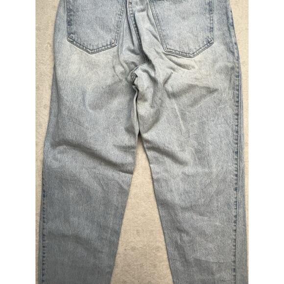 VINTAGE Aeropostale Jeans Women 12 Light Wash High Rise Zip Fly USA Made 90s Y2K - Picture 10 of 11